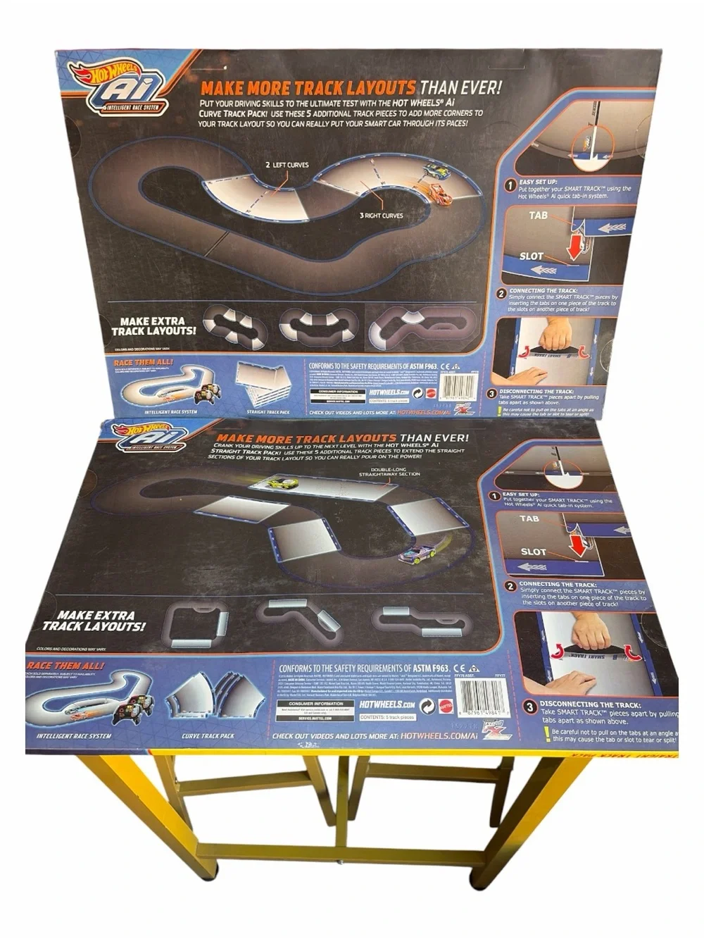 🔥 Hot Wheels AI 4-Car 4-Controller Special Bundle Track Pack Set New🔥